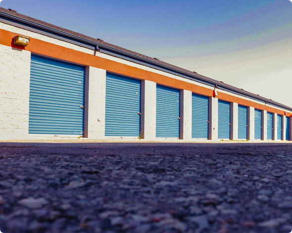 A picture showing storage units